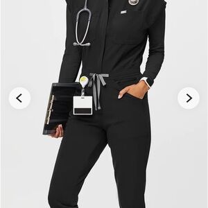 FIGS Rafaela Cargo Jumpsuit. Black, size medium. New, with tags!!! Never …